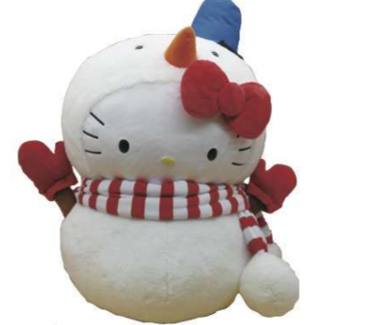 SANRIOL HELLO KITTY SNOWMAN 24 INCHES PLUSH