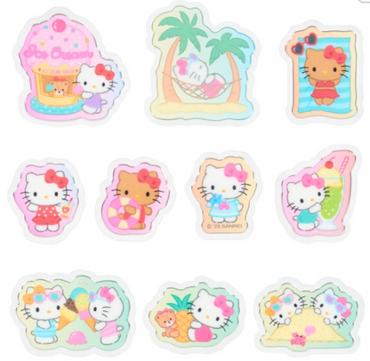 SANRIO ORIGINAL HELLO KITTY STICKER CREAM SODA