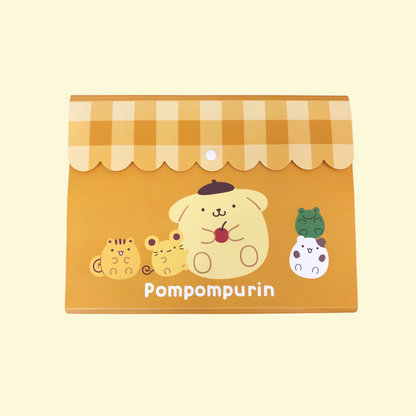 SANRIO JAPAN ORIGINAL POMPOMPURIN PN KUJI 2024 FILE FOLDER (YELLOW) #12