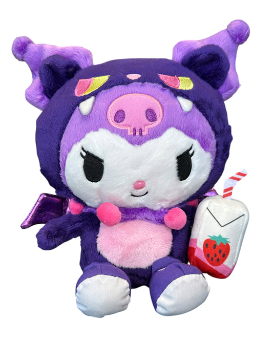 SANRIO KUROMI 8 IN PLUSH BAT TOKIDOKI