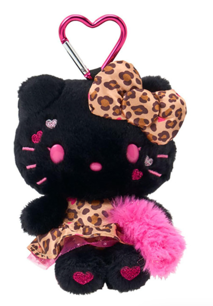 SANRIO ORIGINAL HELLO KITTY GAL STYLE MAX BLACK MASCOT HOLDER