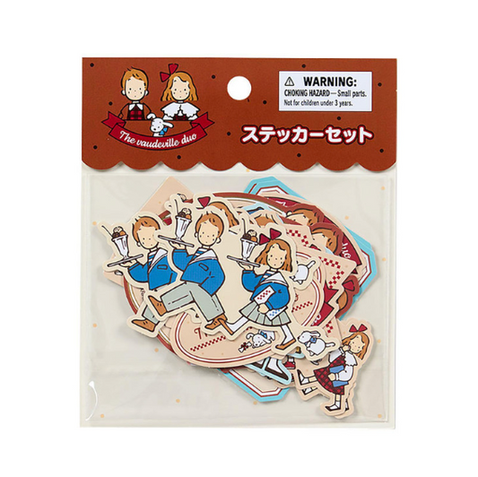 SANRIO ORIGINAL THE VAUDEVILLE DUO STICKER SET (COUPLE LOOKBOOK)