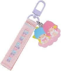 SANRIO JAPAN ORIGINAL LITTLE TIWN STARS LOGO KEYCHAIN