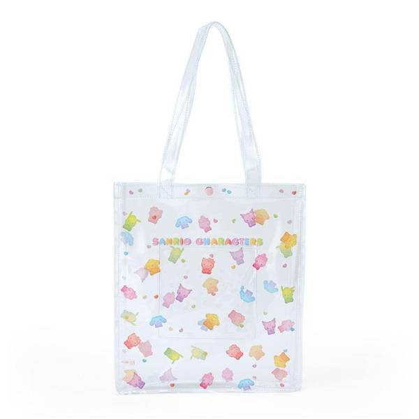 SANRIO JAPAN ORIGINAL GUMMY CANDY CLEAR TOTE BAG