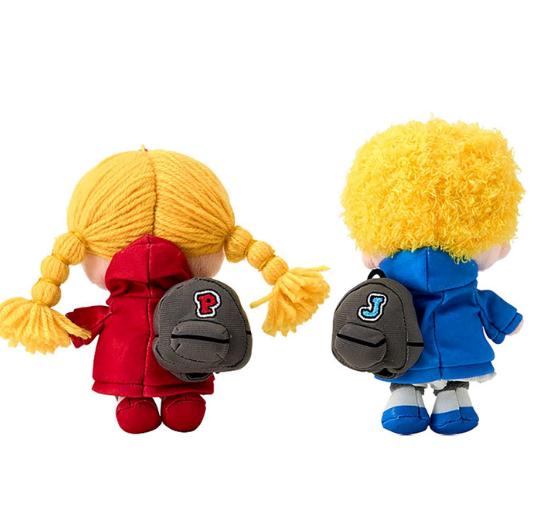 SANRIO ORIGINAL PATTY & JIMMY MASCOT HOLDER SET (COUPLE LOOKBOOK)