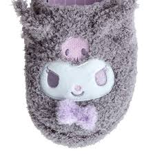 SANRIO ORIGINAL KUROMI FACE SHAPED SLIPPERS