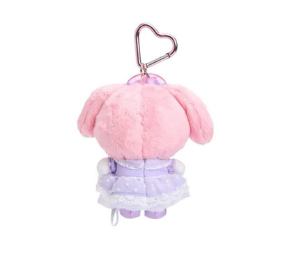 SANRIO ORIGINAL MY MELODY 50TH ANNIVERSARY MASCOT HOLDER (PURPLE RIBBON)