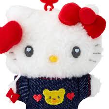 SANRIO ORIGINAL HELLO KITTY MASCOT CHARM / PLUSH DENIM PATCH