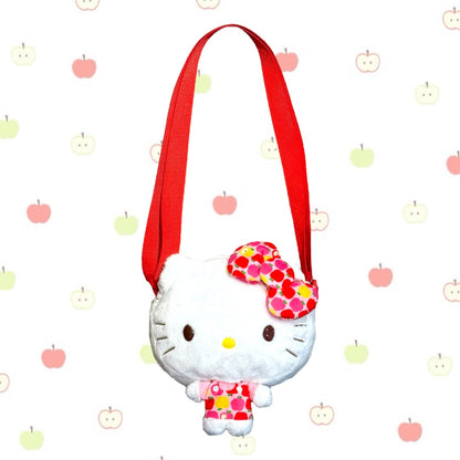 SANRIO HELLO KITTY SHOULDER BAG APPLE MASCOT KT