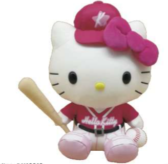 SANRIO HELLO KITTY BASEBALL CLUB ACTIVITIES 10 IN PLUSH