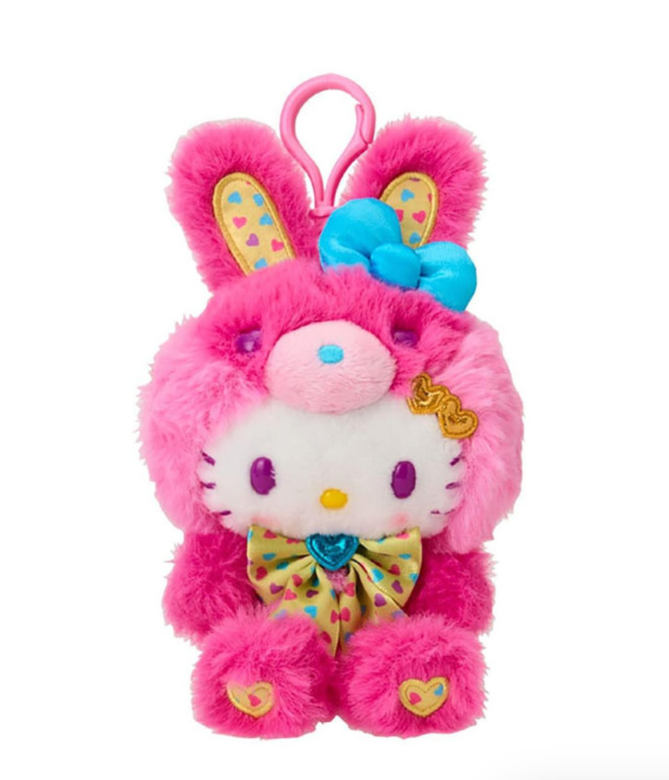SANRIO ORIGINAL HELLO KITTY MASCOT HOLDER SPRING RABBIT