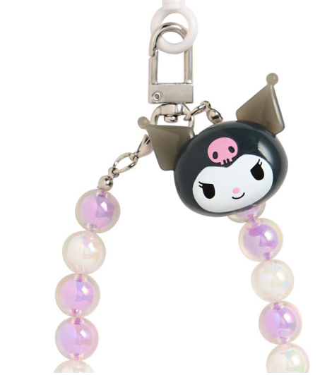 SANRIO ORIGINAL KUROMI BEADED HAND STRAP