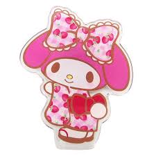 SANRIO JAPAN ORIGINAL MY MELODY CHERRY BLOSSOM MAGNET RED