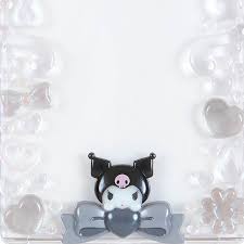 SANRIO JAPAN ORIGINAL KUROMI CARD HOLDER ENJOY IDOL LACE BOW