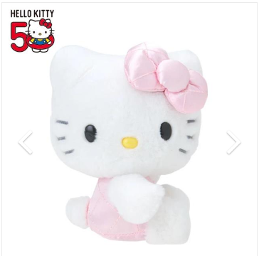 SANRIO JAPAN ORIGINAL HELLO KITTY 50TH ANNIVERSARY PLUSH PINK