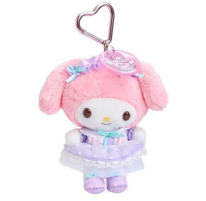SANRIO ORIGINAL MY MELODY 50TH ANNIVERSARY MASCOT HOLDER (PURPLE RIBBON)