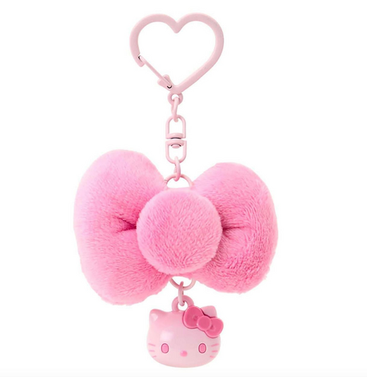 SANRIO ORIGINAL HELLO KITTY RIBBON KEY HOLDER PINK (I LOVE HELLO KITTY FACE)