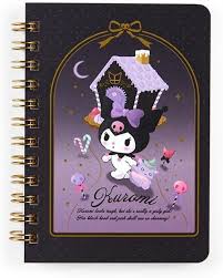 SANRIO JAPAN ORIGINAL KUROMI B7 RING NOTEBOOK