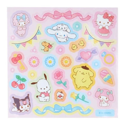 SANRIO CHARACTERS COLORING BOOK AND STICKER SET (PINK)