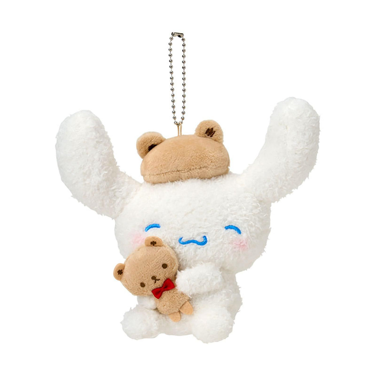 SANRIO CINNAMOROLL MASCOT HOLDER WITH THE BEAR HAPPY