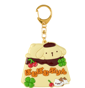 SANRIO ORIGINAL POMPOMPURIN MIRROR KEY HOLDER SCHOOL COLLECTION