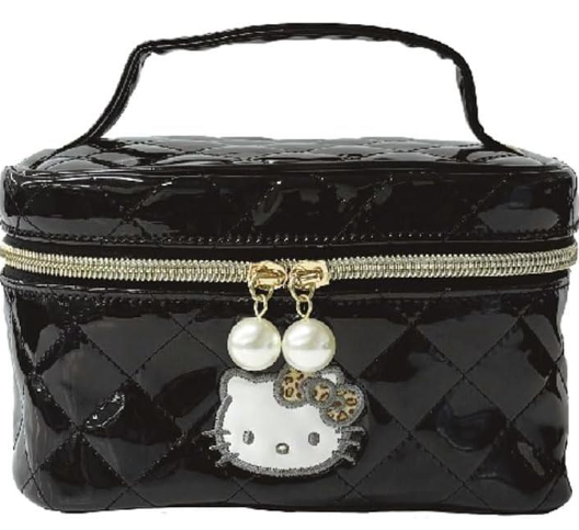 SANRIO ORIGINAL HELLO KITTY BLACK COSMETIC BAG 2025