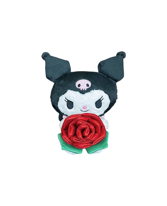 SANRIO KUROMI 8 IN PLUSH GLITTER ROSE