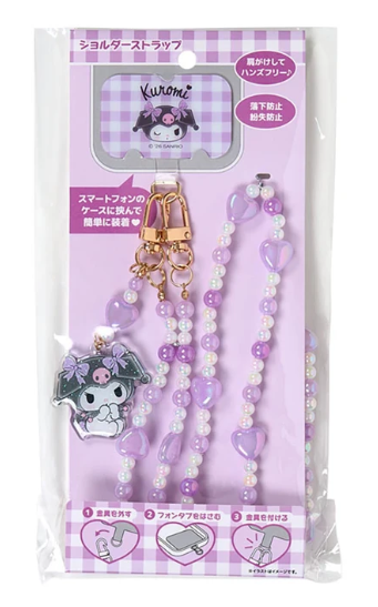 SANRIO ORIGINAL KUROMI SMARTPHONE SHOULDER STRAP