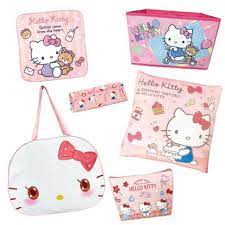 SANRIO JAPAN ORIGINAL HELLO KITTY 2024 LIMITED LUCKY FORTUNE LARGE TOTE BAG
