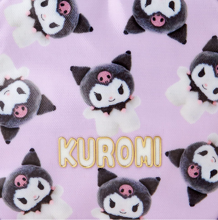 SANRIO ORIGINAL KUROMI POUCH PITATTO FRIENDS PHOTO DESIGN