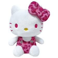 SANRIO ORIGINAL HELLO KITTY PLUSH LEOPARD PINK