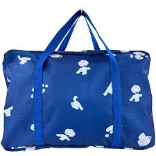 SANRIO JAPAN ORIGINAL CINNAMOROLL TRAVEL FOLDABLE BOSTON BAG BLUE