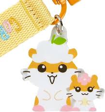 SANRIO JAPAN ORIGINAL COROCORO KURIRIN LOGO KEYCHAIN