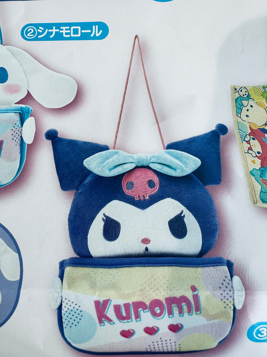 2024 SANRIO FAMILY KUJI #3 KUROMI WALL POCKET ORGANIZER