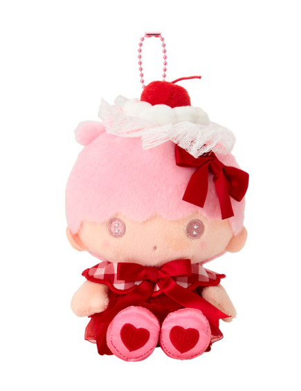 SANRIO ORIGINAL LITTLE TWIN STAR WHIPPED CHERRY MASCOT HOLDER
