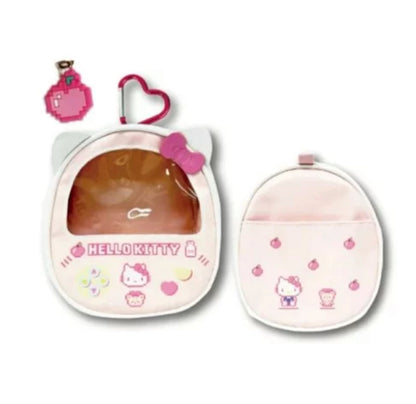 SANRIO ORIGINAL HELLO KITTY MINI POUCH WITH WINDOW GAME STYLE