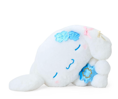 SANRIO ORIGINAL CINNAMOROLL HUGGING PLUSH LIGHT BLUE CLOVER PLUSH