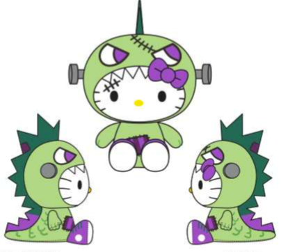 SANRIO HELLO KITTY 10 IN PLUSH KAIJU TOKIMON HALLOWEEN TOKIDOKI