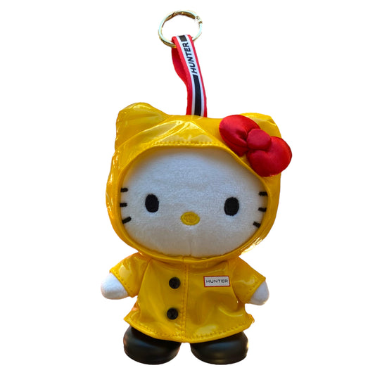 SANRIO HELLO KITTY X HUNTER HANGING MASCOT YELLOW RAINCOAT