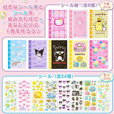 SANRIOJAPAN ORIGINAL CHARACTERS STICKER WITH COLLECTOR BOOK