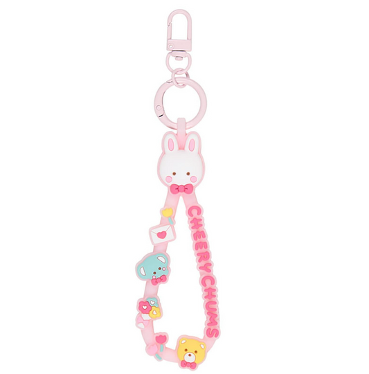 SANRIO ORIGINAL CHEERY CHUMS RUBBER CORE KEYCHAIN