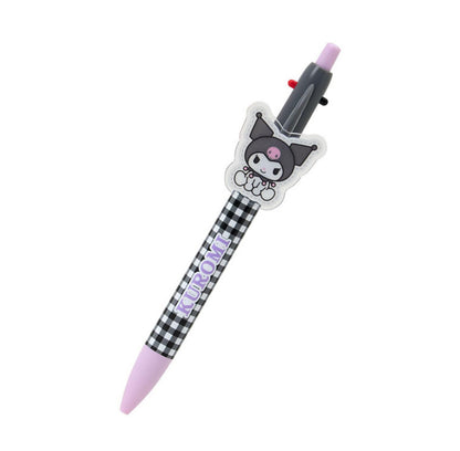 SANRIO KUROMI 2 COLOR BALLPOINT PEN & MECHANICAL PENCIL