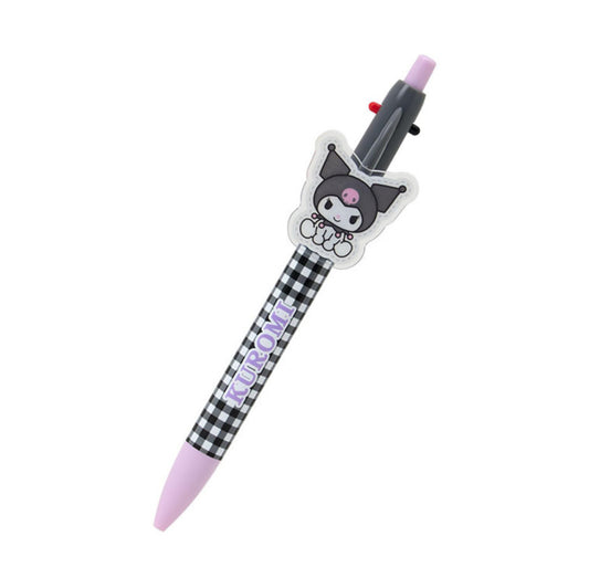 SANRIO KUROMI 2 COLOR BALLPOINT PEN & MECHANICAL PENCIL