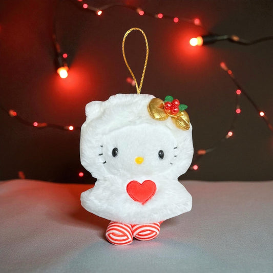 SANRIO HELLO KITTY MASCOT / CHARM HOLIDAY WHITE CAPE