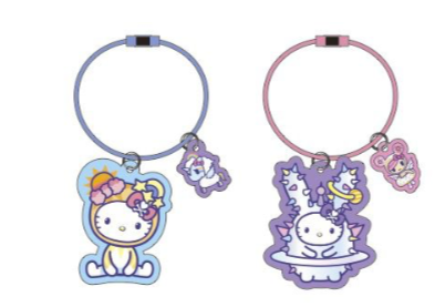 SANRIO HELLO KITTY TOKIDOKI WIRE KEY RING CELESTIAL