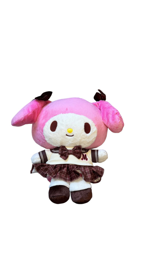 SANRIO MY MELODY 12IN SCHOOL UNIFORM PLUSH
