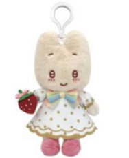 SANRIO MARRON CREAM MASCOT CLIP ON STRAWBERRY RAINBOW