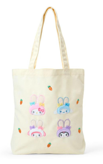 SANRIO ORIGINAL CHARACTERS PUFFY EAR RABBIT CLUB ORIGINAL TOTE BAG