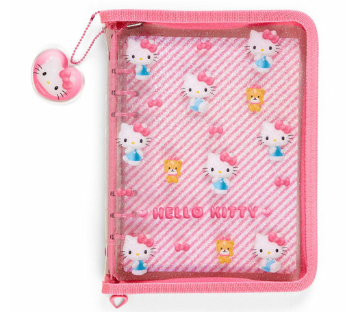 SANRIO JAPAN ORIGINAL HELLO KITTY CLEAR AND PLUMP 3 D BINDER