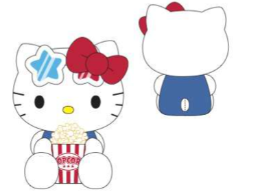 SANRIO HELLO KITTY 10 IN PLUSH MOVIE THEATER